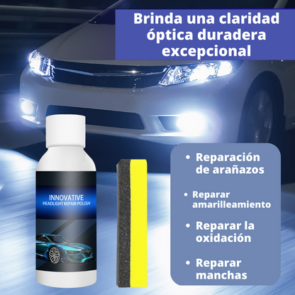 CLEAN LIGHT- PRO Líquido Reparador de Faros de Coche 50ml